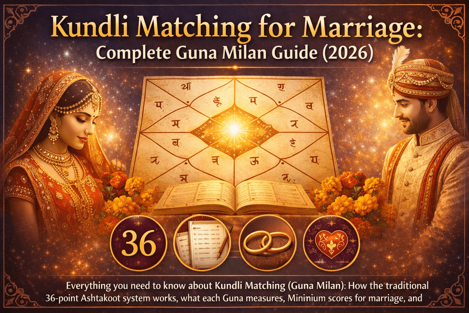 Kundli Matching for Marriage: Complete Guna Milan Guide (2026)