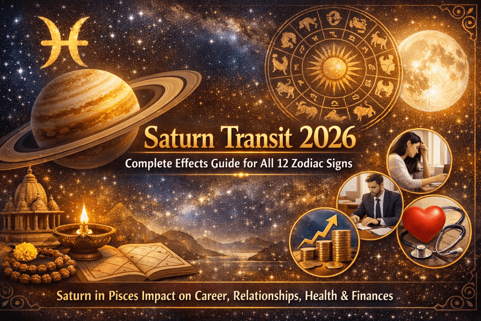 Saturn Transit 2026: Complete Effects Guide for All 12 Zodiac Signs